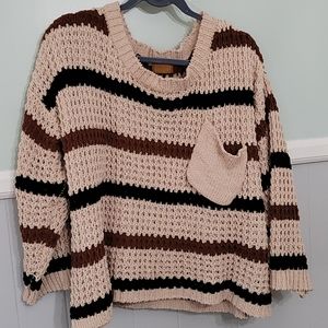 Oversided Pol stripe sweater